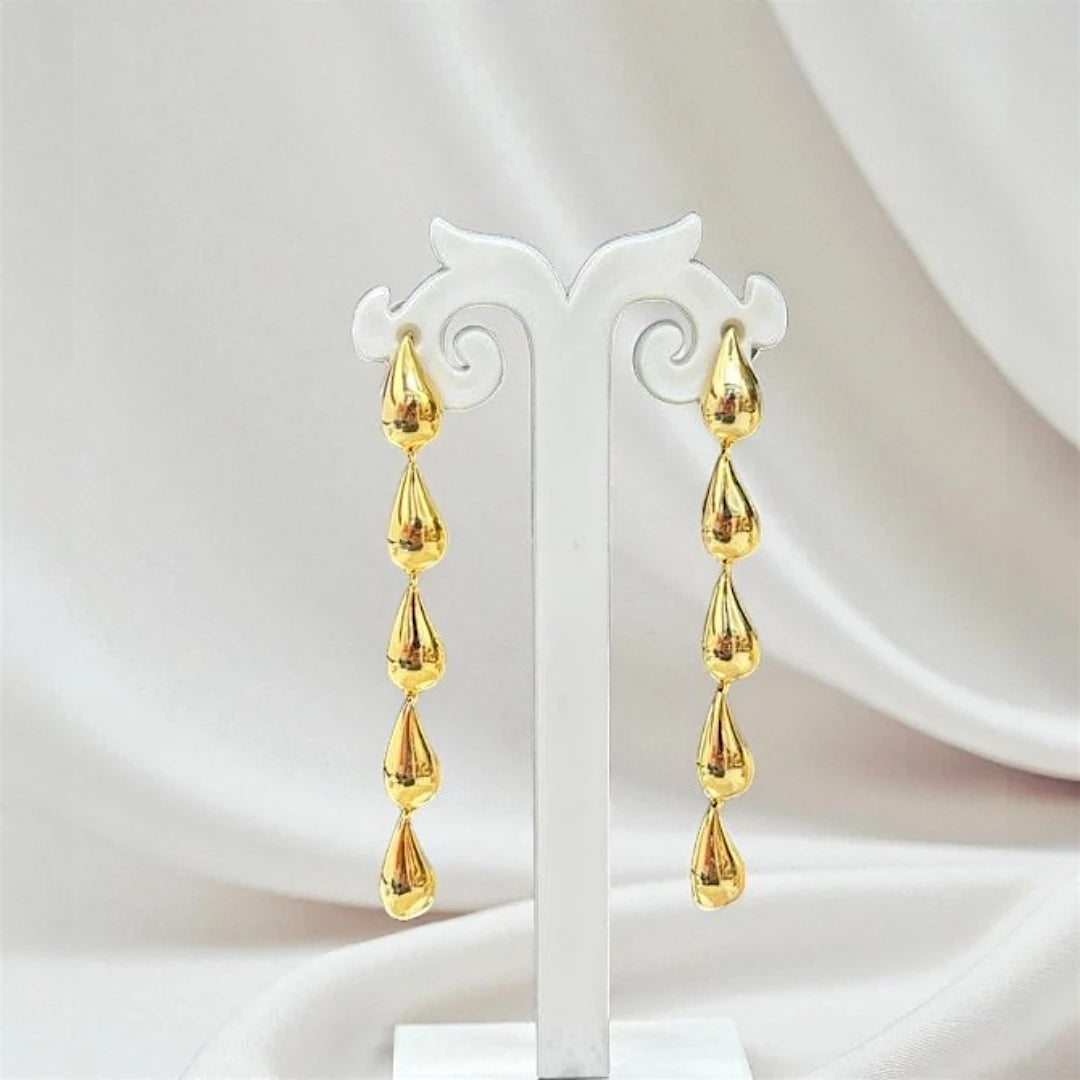 Teardrop Cascade Earrings