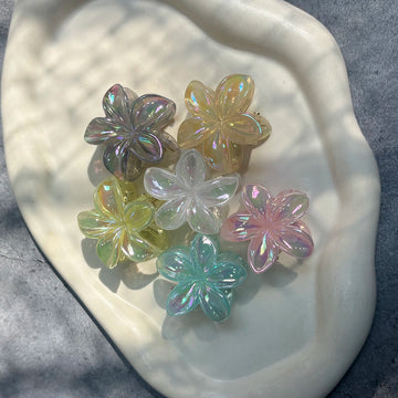 Iridescent Bloom Claw Clip