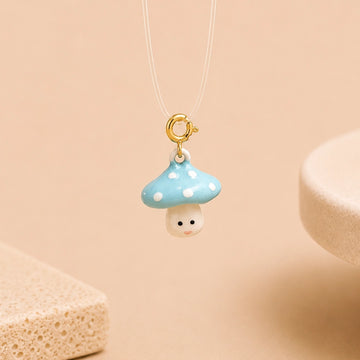 Sky Mushroom Anti-Tarnish 3D Charm