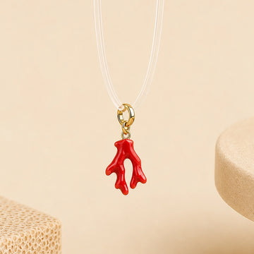 Ocean Coral Anti-Tarnish 3D Charm
