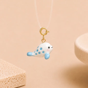 Spotted Whale Anti-Tarnish 3D Charm