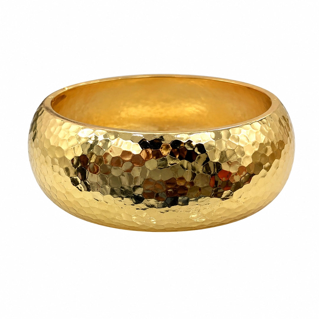 Hammered Glow Wide Kada - Size 2'6 - 2'10