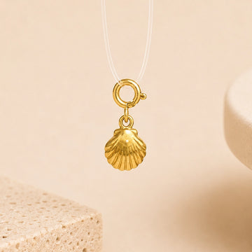Golden Seashell Anti-Tarnish Charm