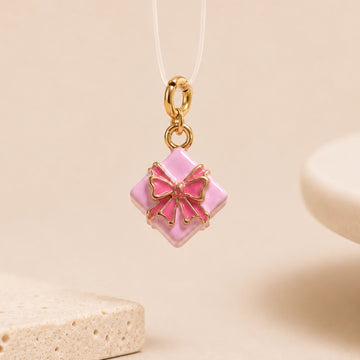 Pink Gift Box Anti-Tarnish 3D Charm