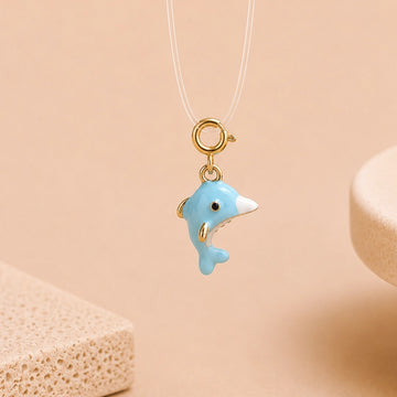 Ocean Dolphin Anti-Tarnish 3D Charm