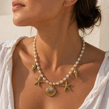 Pearl Seaside Charm Necklace