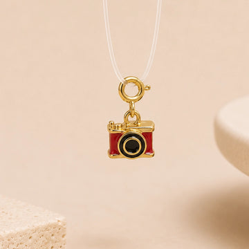 Vintage Camera Anti-Tarnish 3D Charm
