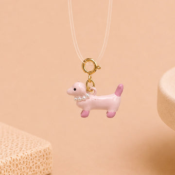 Pearl Pup Anti-Tarnish 3D Charm