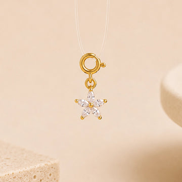 Crystal Bloom Anti-Tarnish 3D Charm