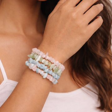 Pastel Serenity Crystal Bracelet