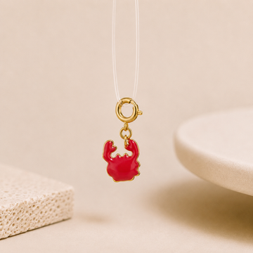 Sunny Crab Anti-Tarnish 3D Charm