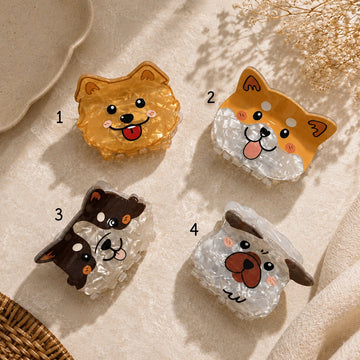Cute Puppy Claw Clip