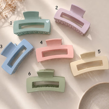 Pastel Breeze Glossy Claw Clip