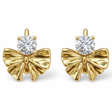 Lumière Bow Drop Hoops