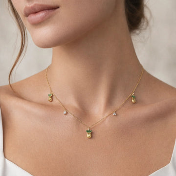 Golden Pineapple Necklace