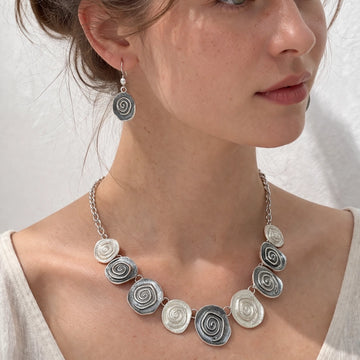 Spiral Dusk Necklace Set