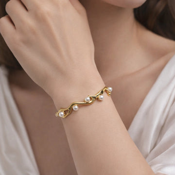 Pearl Small Size Kada - Size 2'0 - 2'4
