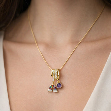 Prism Bloom Charm Necklace