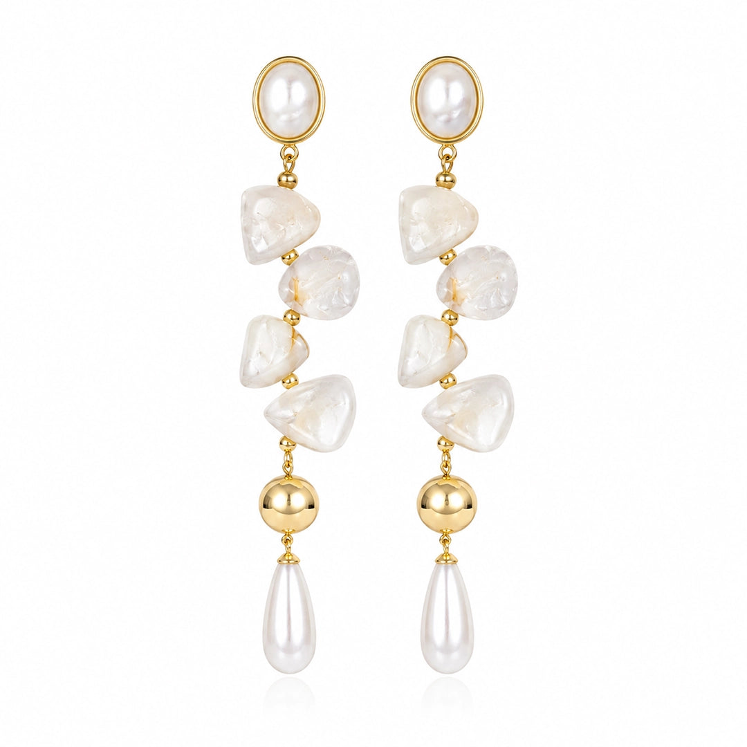 Pearl Harmony Drop Earrings