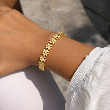 Golden Daisy Bloom Small Size Kada - Size 2'0 - 2'4