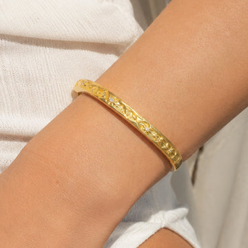Celestial Texture Crystal Small Size Kada - Size 2'0 - 2'4