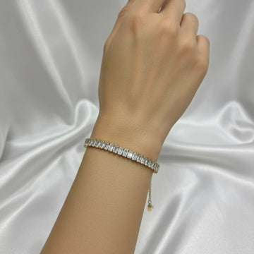 Aurelia Baguette Tennis Bracelet