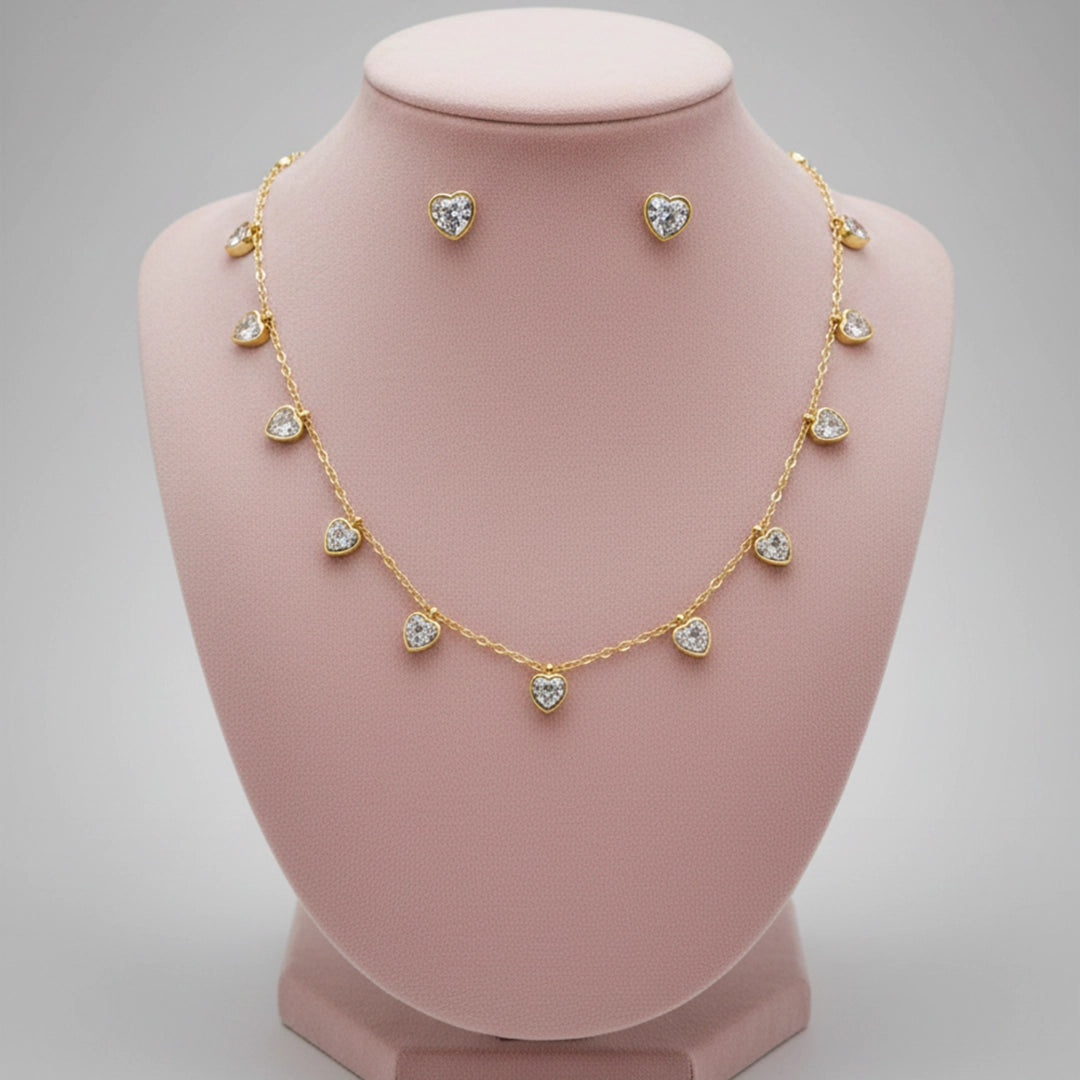 Heartfall Necklace Set