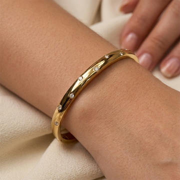 Small Stones Small Size Kada - Size 2'0 - 2'4