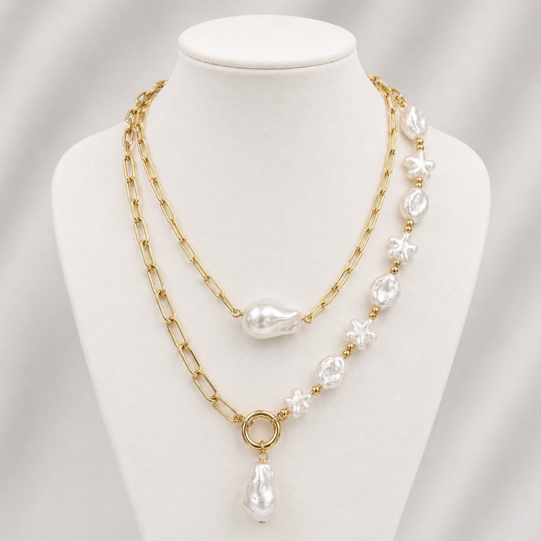 Pearl Layered Luxe Necklace