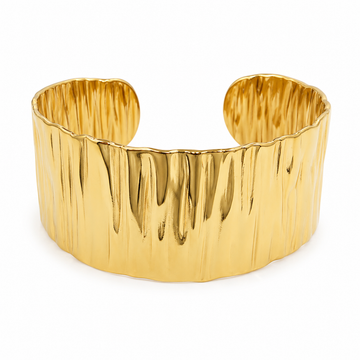 Molten Gold Wide Cuff - Size 2'6 - 2'10