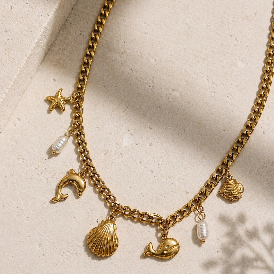 Coastal Charm Statement Necklace