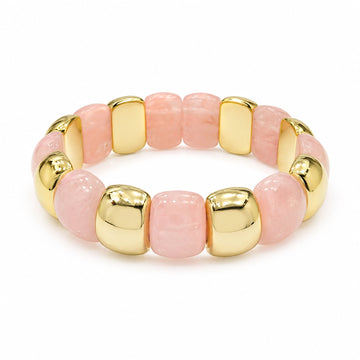 Blush Luxe Bead Bracelet