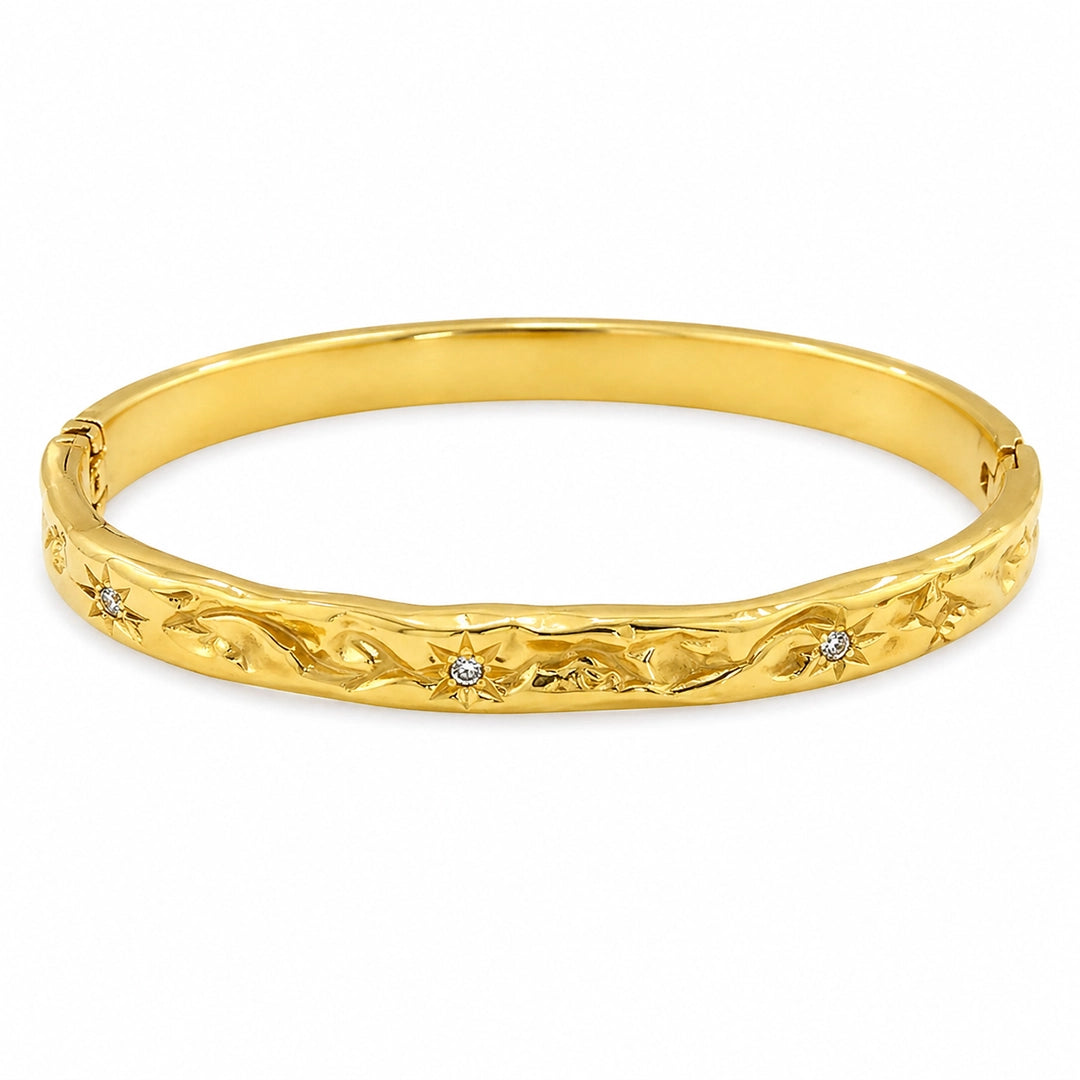 Celestial Texture Crystal Small Size Kada - Size 2'0 - 2'4
