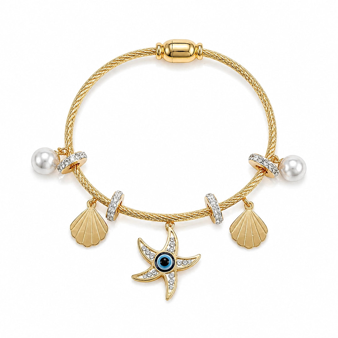 Ocean Charm Pearl Small Size Kada - Size 2'0 - 2'4