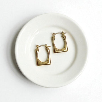Square Edge Hoops