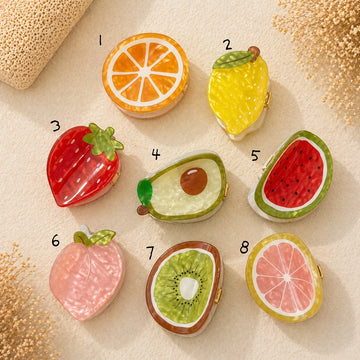 Juicy Fruit Claw Clips