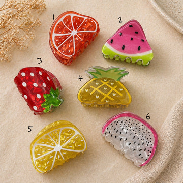 Candy Fruit Mini Claw Clips