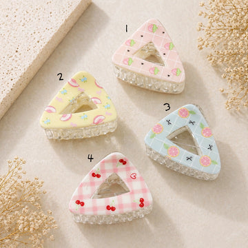 Sweet Treat Triangle Claw Clips