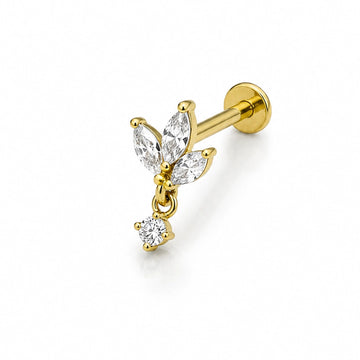Bloom Arc Stud (Single Piece)