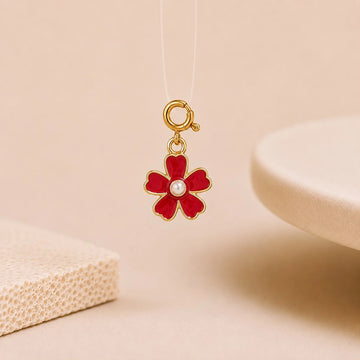 Red Blossom Charm