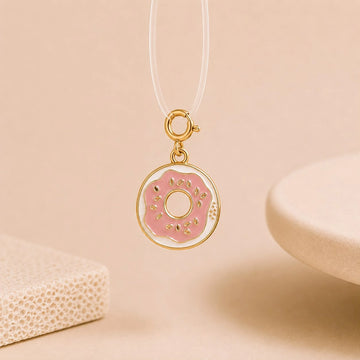 Pink Donut Charm