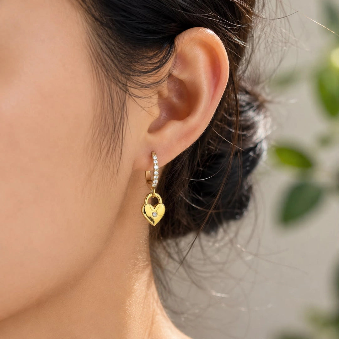 Cupid's Charm Earring Set