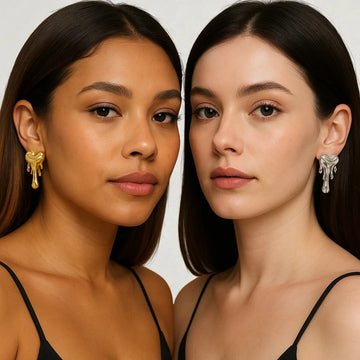 Melted Heart Studs