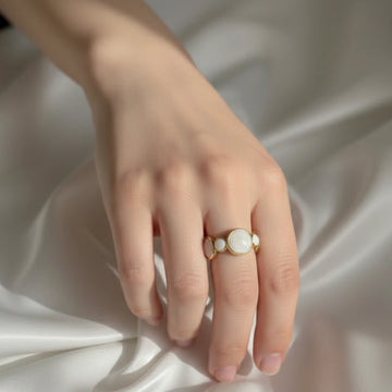 Ivory Enamel Band